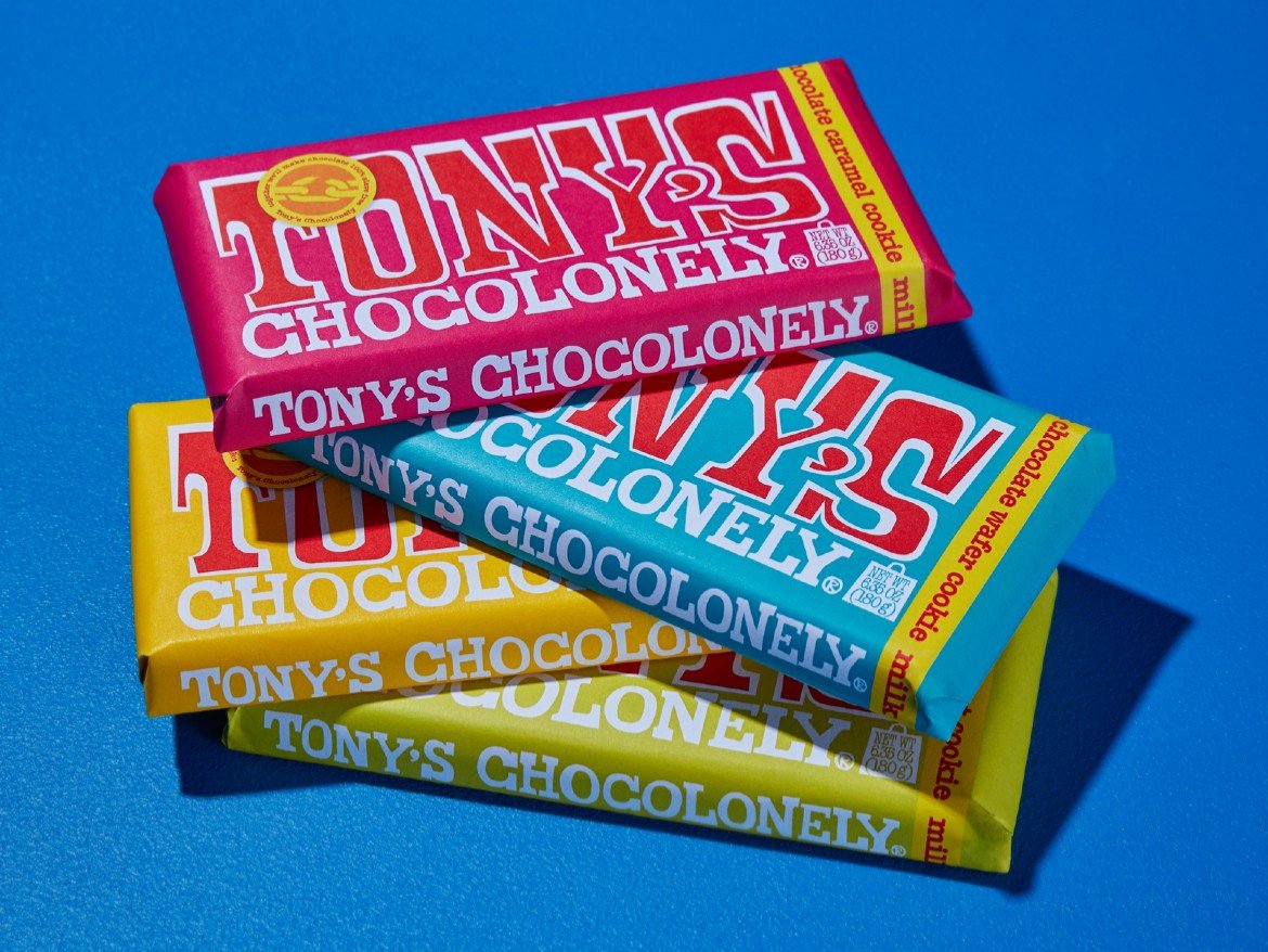 Tony's Chocolonely Milk Chocolate Almond Honey Nougat 180g - Preston Apothecary