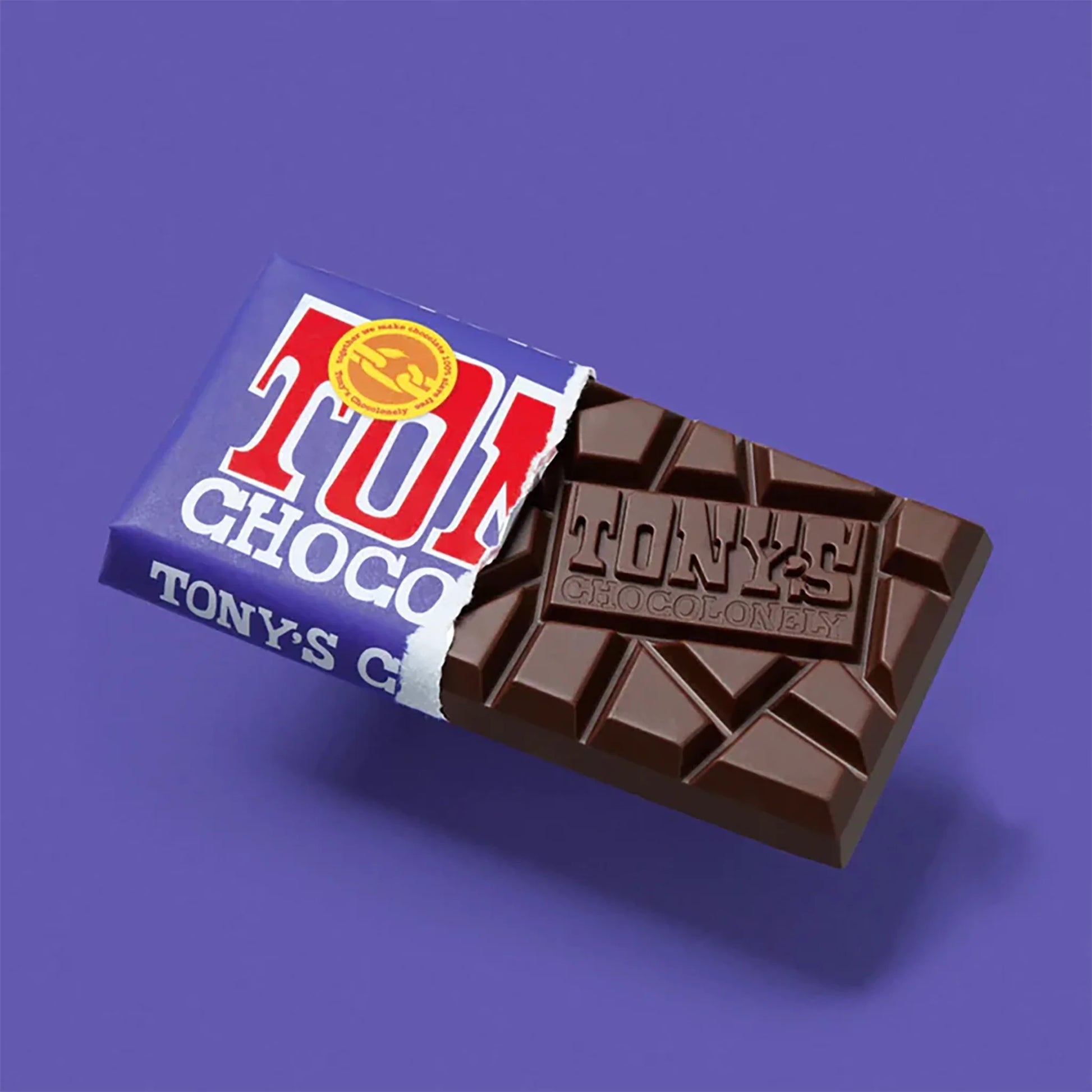 Tony's Chocolonely Dark Milk Pretzel Toffee 42% chocolate TONY'S CHOCOLONELY   