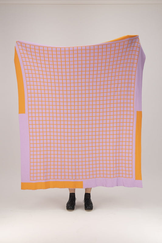 WINNIE & OSLO Knit Blanket in Pop Check - Preston ApothecaryWINNIE & OSLO