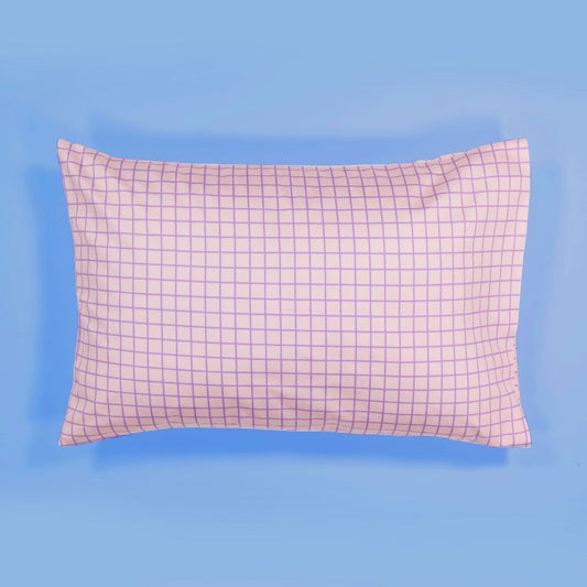 WINNIE & OSLO Pillowcase in Pastel Check - Preston ApothecaryWINNIE & OSLO