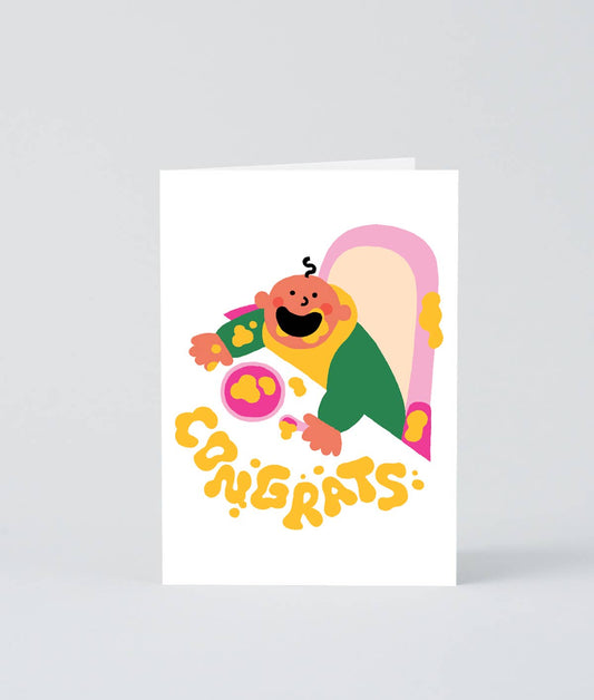 Wrap - ‘Baby Food’ Greetings Card - Preston ApothecaryWrap