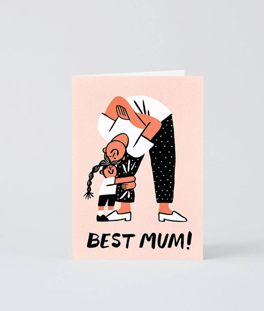 Wrap - 'Best Mum' Mother's Day Card - Preston Apothecary