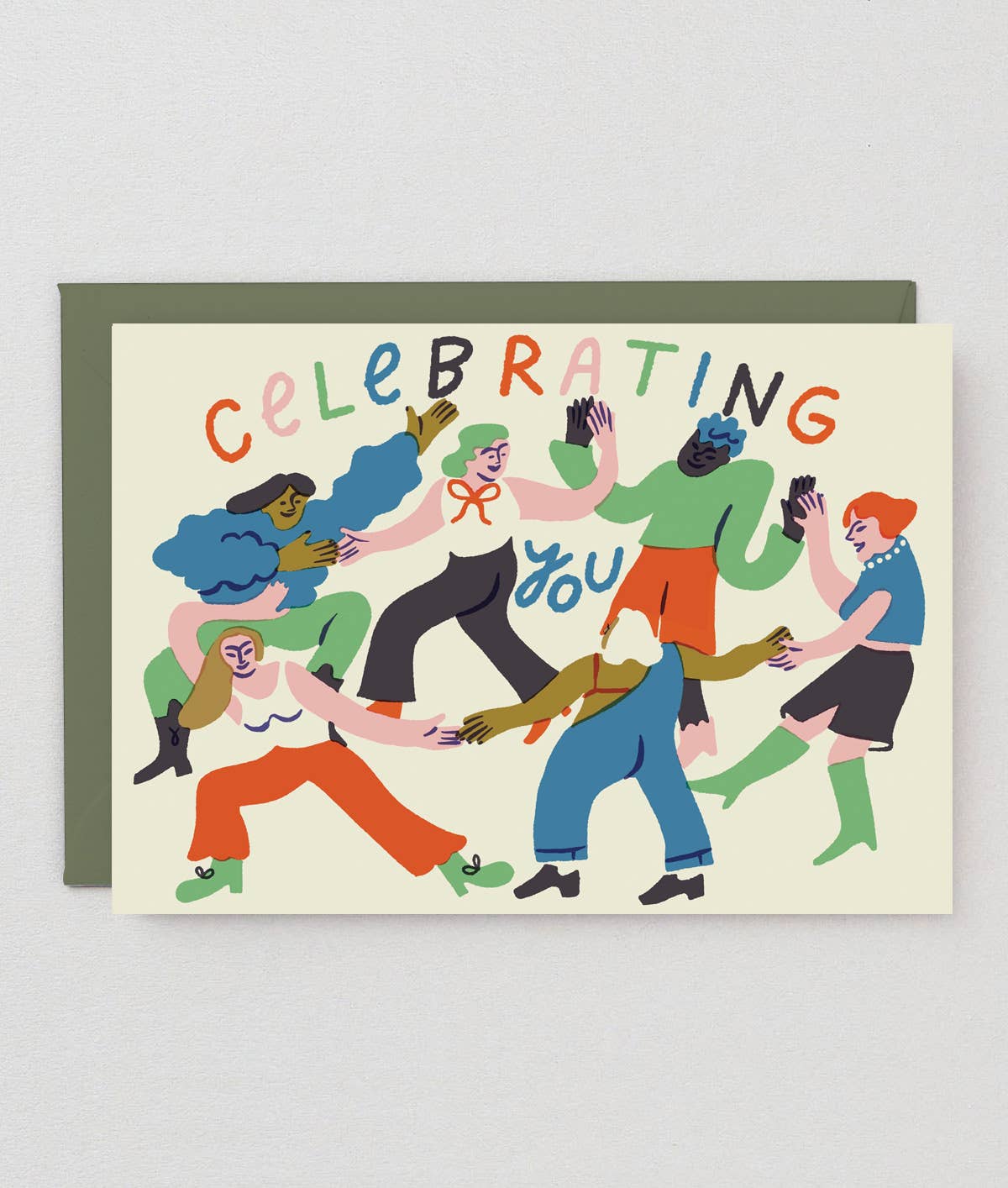 Wrap - 'Celebrating You' Greetings Card