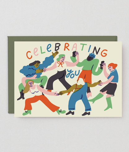 Wrap - 'Celebrating You' Greetings Card - Preston ApothecaryWrap