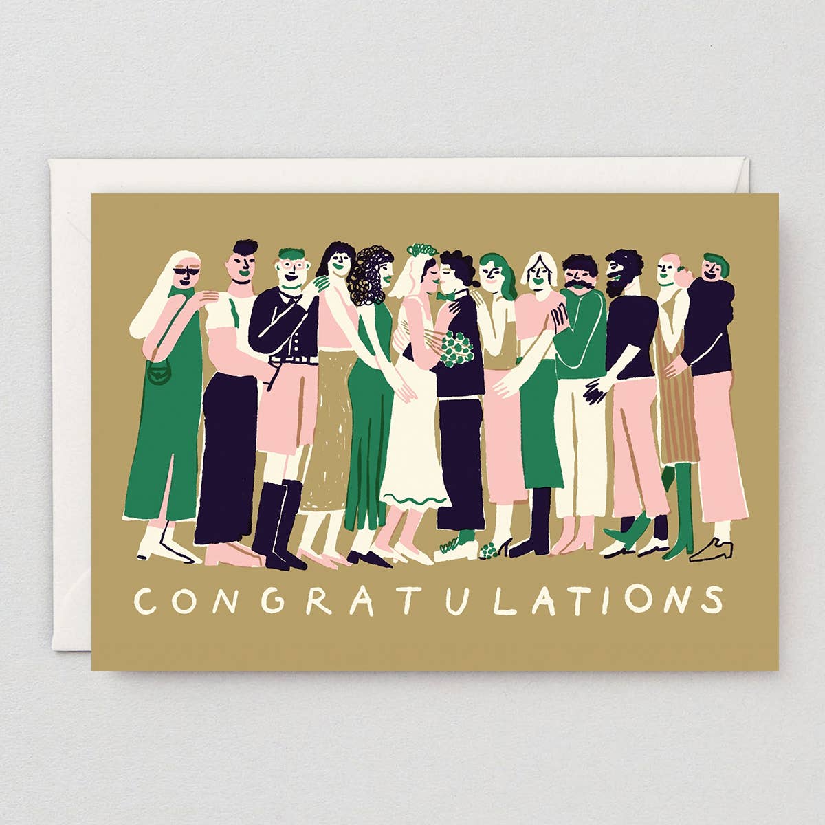 Wrap - 'Congratulations' Greetings Card - Preston ApothecaryWrap