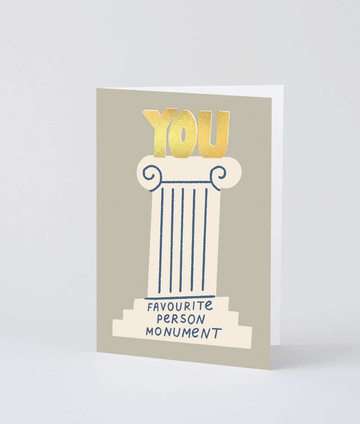 WRAP - ‘Favourite Person Monument’ Greetings Card