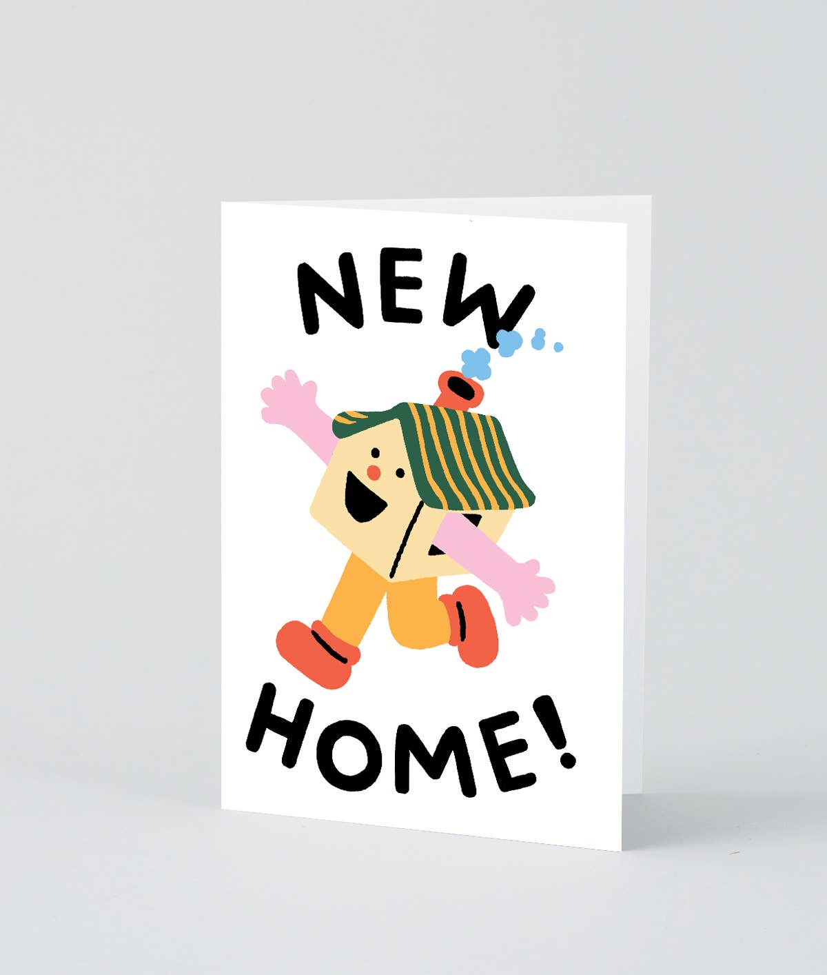 Wrap - 'Happy House' New Home Greetings Card