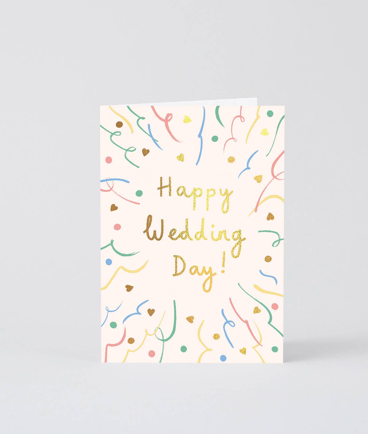 WRAP- ‘Happy Wedding Day!’ Greetings Card - Preston ApothecaryWrap