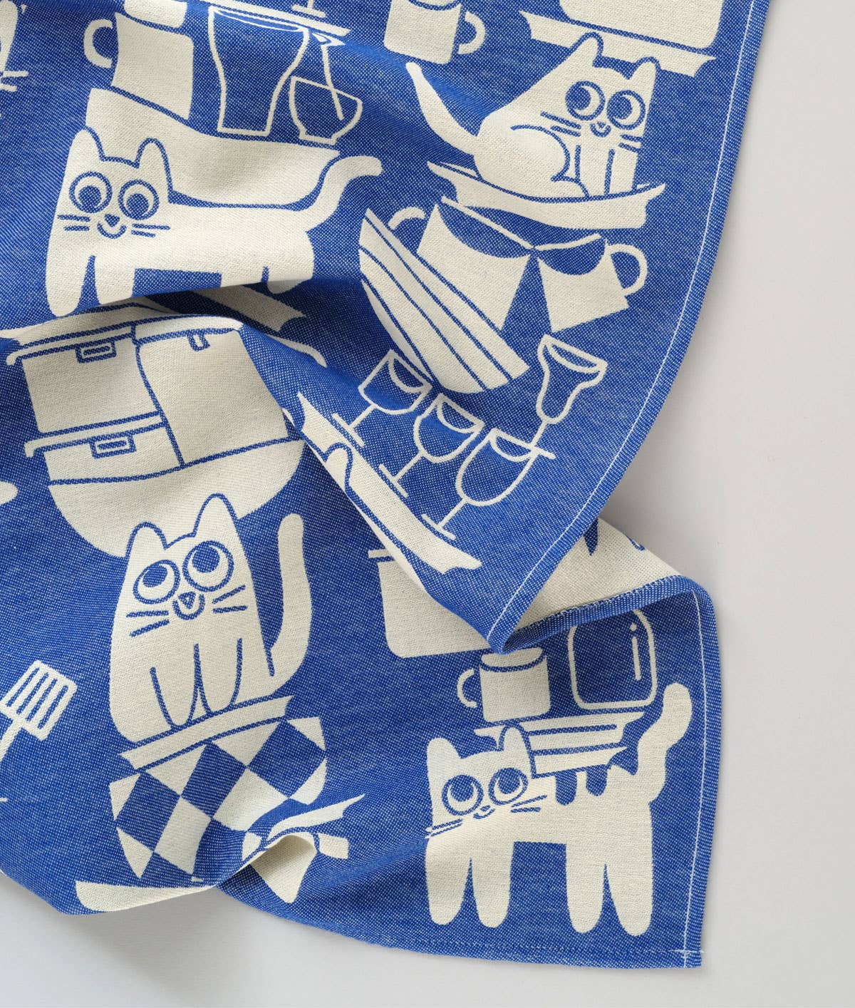 Wrap - 'Kitchen Cats' Tea Towel