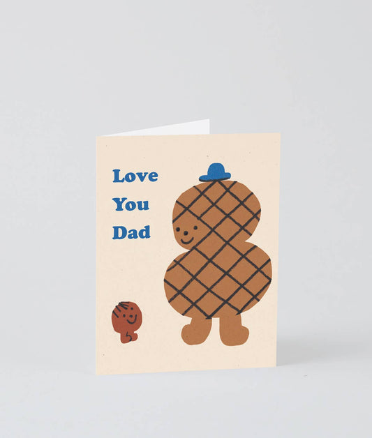 Wrap - 'Love You Dad' Kids Greetings Card - Preston Apothecary