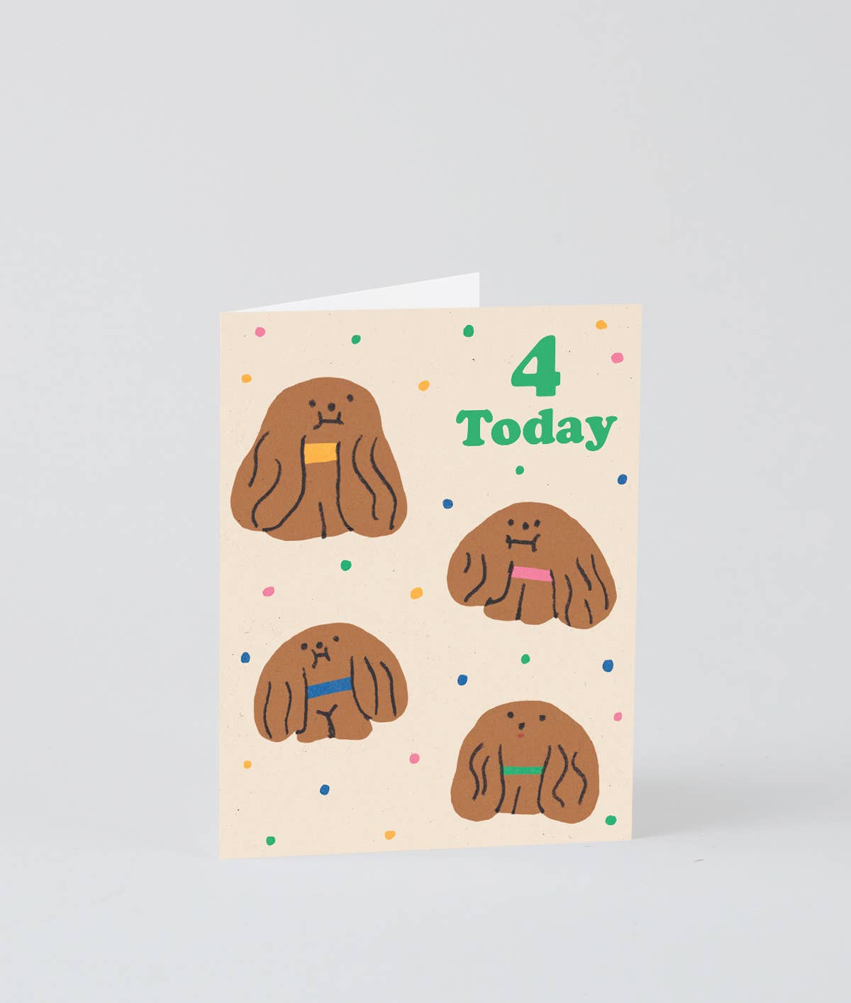 WRAP MAGAZINE - '4 Today' Kids Greetings Card