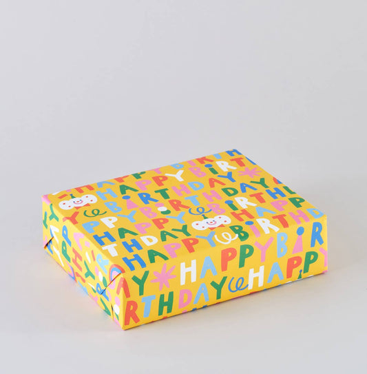 WRAP MAGAZINE 'Happy Birthday' Gift Wrap - Preston Apothecary