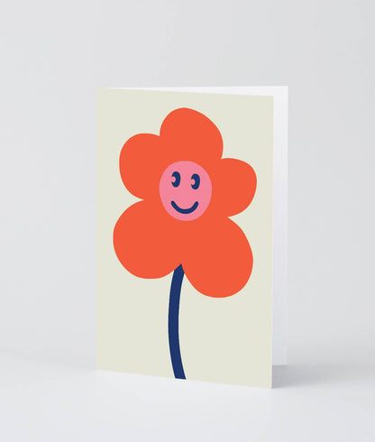 WRAP MAGAZINE 'Happy Flower' Art Card - Preston ApothecaryWrap