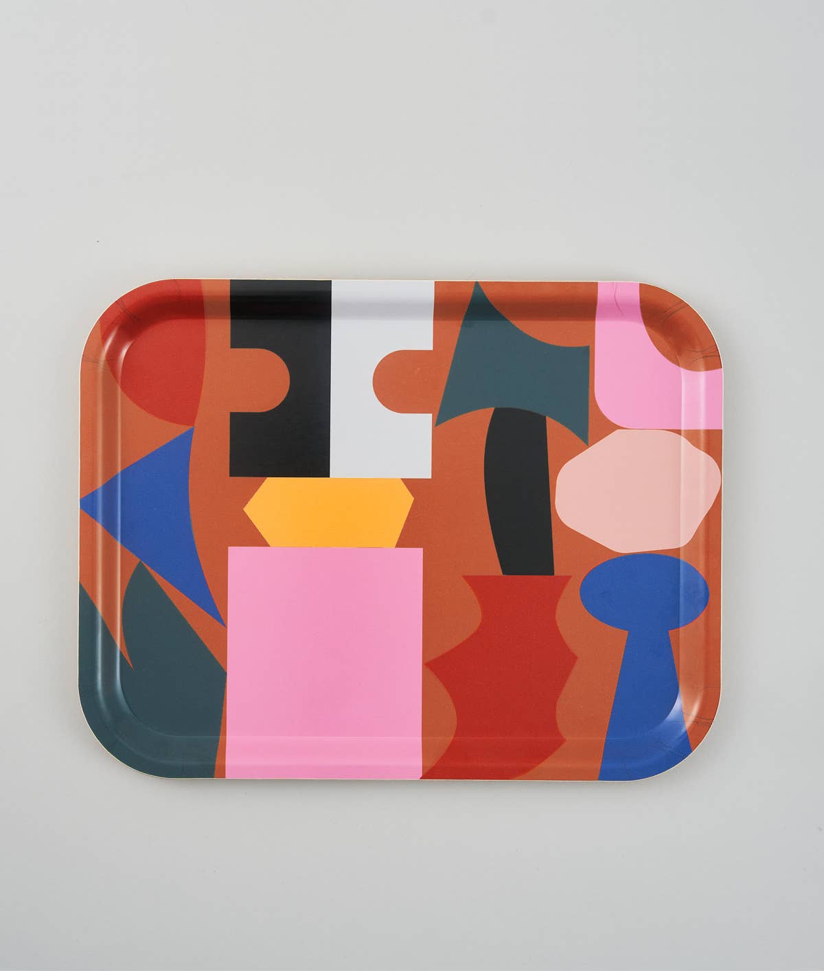 WRAP MAGAZINE 'Shapes' Rectangle Art Tray - Preston ApothecaryWrap