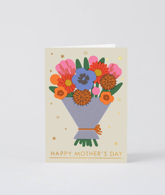 Wrap - ‘Mother's Day Bouquet' Greetings Card - Preston Apothecary
