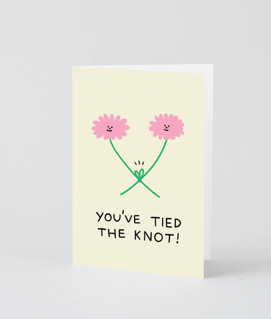 Wrap - ‘Tied the Knot’ Greetings Card - Preston Apothecary