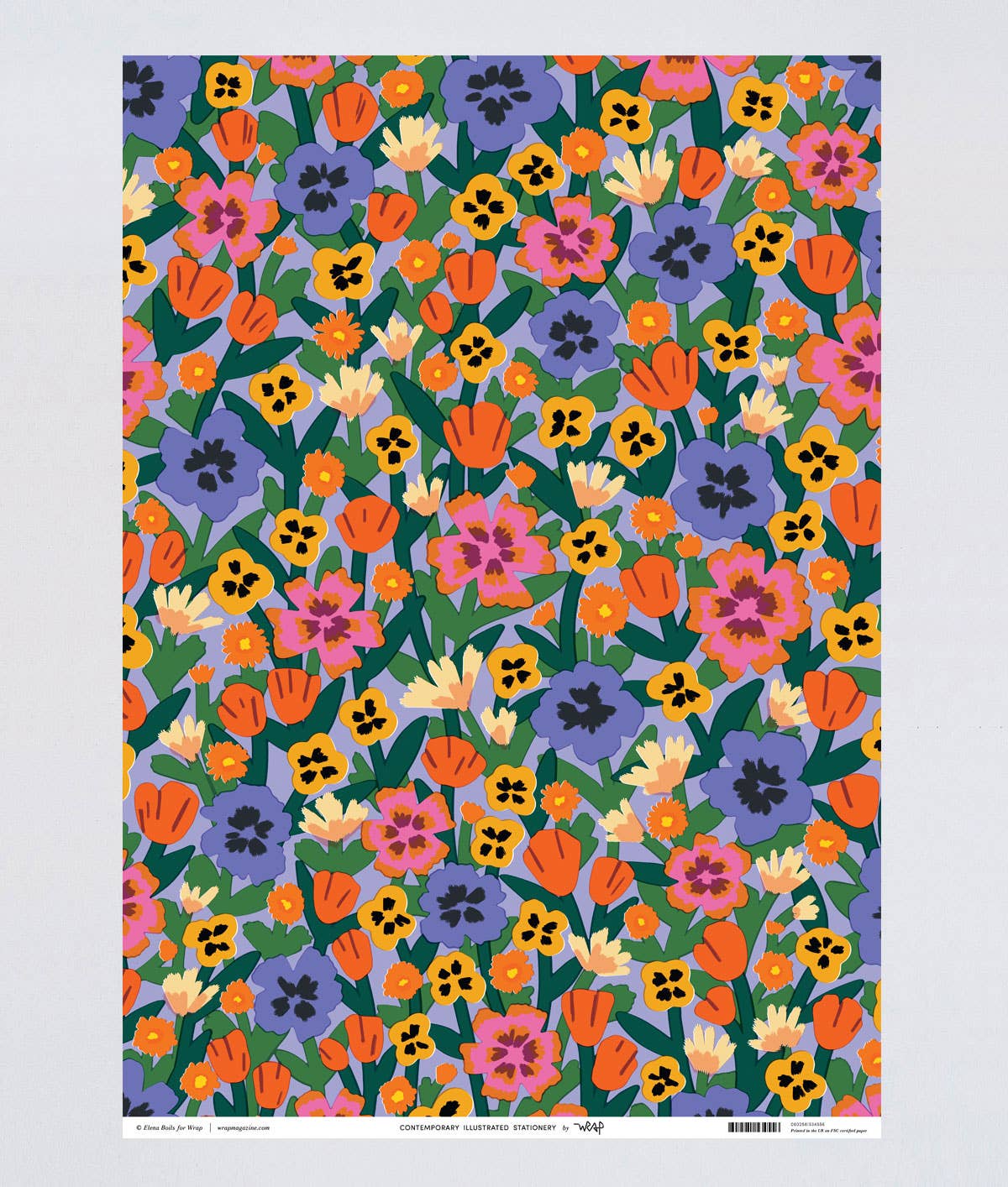 Wrap - 'Wild Flowers' Gift Wrap