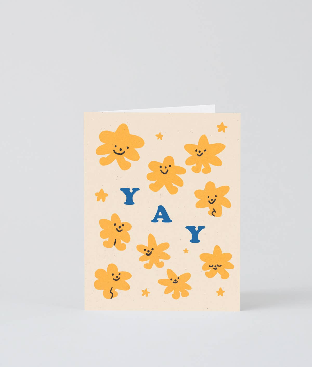 Wrap - 'Yay Stars' Kids Greetings Card