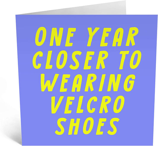 Velcro Shoes Card