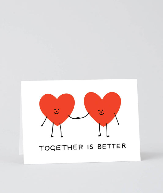 WRAP MAGAZINE ‘Together Is Better’ Greetings Card