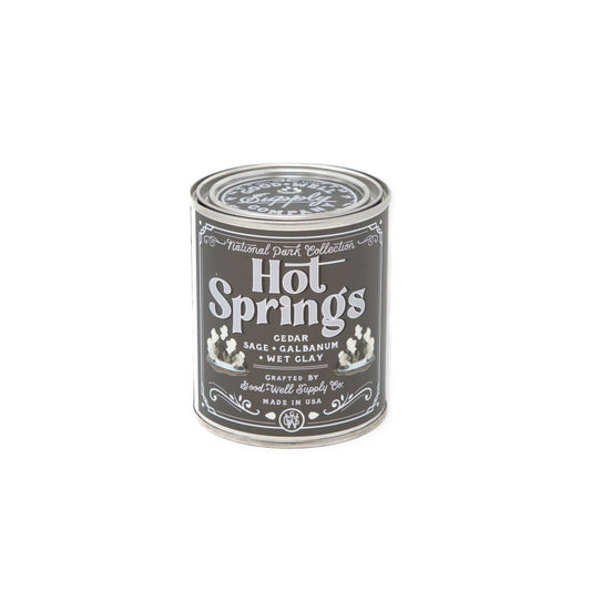 GOOD & WELL SUPPLY CO. Hot Springs National Park Candle